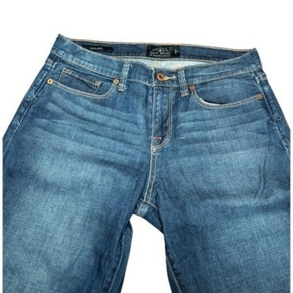 Lucky Brand Sophia Boot Cut Women's Jeans 8/29 Actual 32 W/31 L Designed Accents